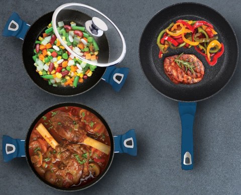 GARNEK 2.5L 20CM BERLINGER HAUS METALLIC AQUAMARINE BH-1878