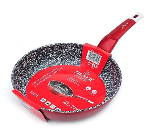 PATELNIA 22CM MARMUROWO-CERAMICZNA ZILNER STONETEC BURGUND ZL-9254
