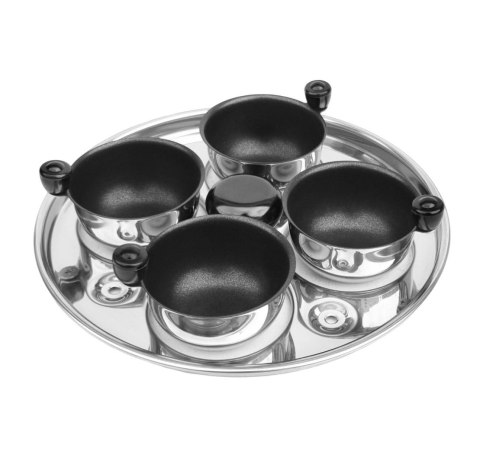 PATELNIA STALOWA Z WKŁADEM DO JAJEK 20CM KLAUSBERG KB-7606