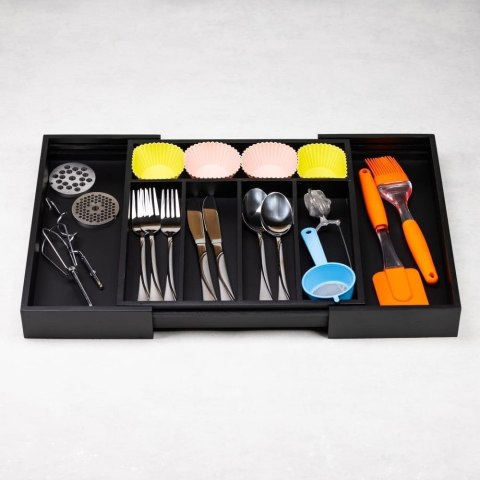 WKŁAD ORGANIZER DO SZUFLADY NA SZTUĆCE ROZSUWANY 52/31X31CM KINGHOFF KH-1745