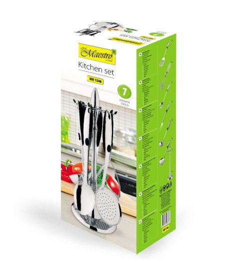 ZESTAW PRZYBORÓW KUCHENNYCH 7 EL. MAESTRO MR-1546