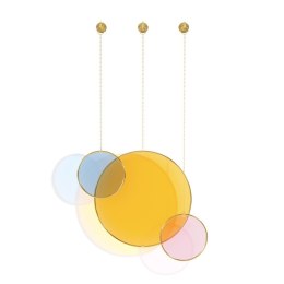 Dekoracja ścienna DIMA kolor granatowy umbra - WINDECO/DIMA/YELLOW/46X46X3