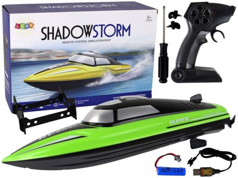 Motorówka Zdalnie Sterowana R/C 2,4G 20-25km/h Zielona