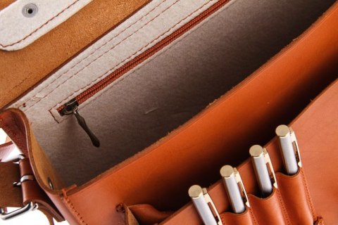 Teczka skórzana 3w1 Vintage P13 BROWN