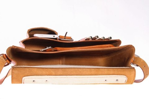 Teczka skórzana 3w1 Vintage P13 BROWN