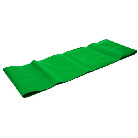 TAŚMA TRENINGOWA DO ĆWICZEŃ PILATES 2000x150x0,40MM 10-15KG ZIELONA