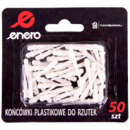 KOŃCÓWKA DART DO RZUTEK PLASTIKOWE - SPARE 50 SZT BIAŁE ENERO