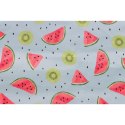LEŻAK OGRODOWO - PLAŻOWY SKŁADANY I TORBA FRUIT MELON