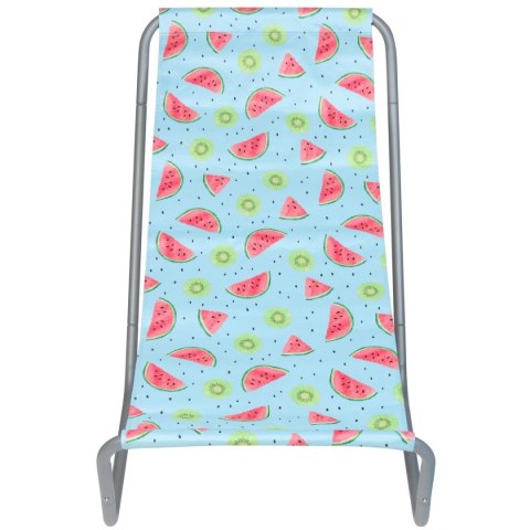 LEŻAK OGRODOWO - PLAŻOWY SKŁADANY I TORBA FRUIT MELON