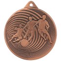 MEDAL METALOWY PIŁKA NOŻNA FI 70 MMC3070 - BRĄZ