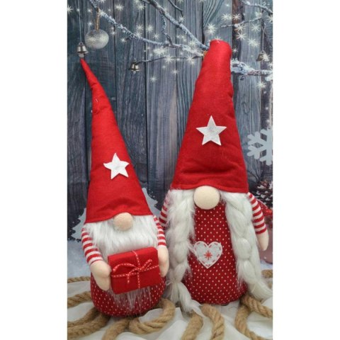 MIKOŁAJ Z PREZENTEM 50CM