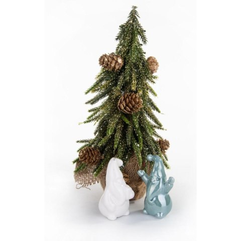 MIKOŁAJ ŚWIĄTECZNY CERAMICZNY BOMBKA 7,8CM 1 szt