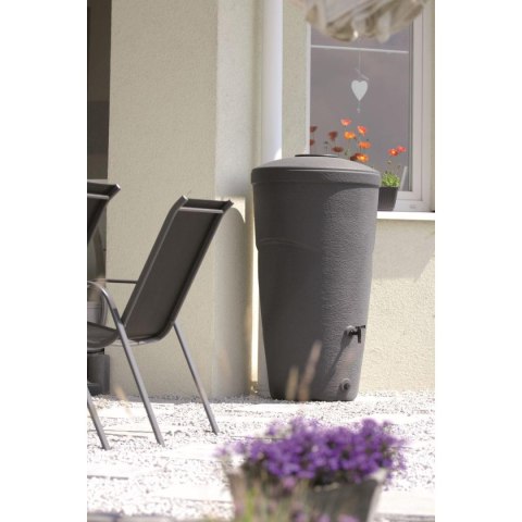 ZBIORNIK POJEMNIK NA DESZCZÓWKĘ WALLYCAN 270L ANTRACYTOWY