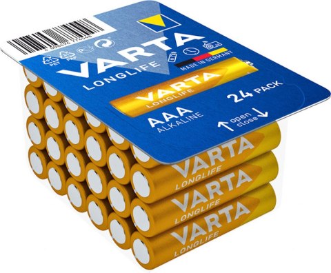 BATERIE ALKALICZNE VARTA R3 (AAA) LONGLIFE 24szt