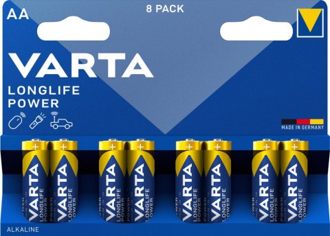 BATERIE ALKALICZNE VARTA R6 (AA) LONGLIFE POWER 8szt