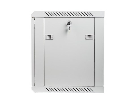 Szafa instalacyjna wisząca 19 cali 9U 600X450mm szara (drzwi szklane)