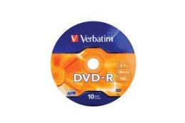 DVD-R 16x 4.7GB 10P SP Matt Silver Wrap 43729