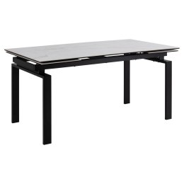 Stół MARIA kolor biały 120-200x85 actona - TABLE/DINING/ACT/MARIA/CERAMICWHITE+BL/120-200x85