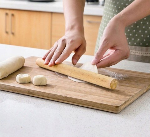 WAŁEK DREWNIANY DO CIASTA 30CM BRUNBESTE BB-2907