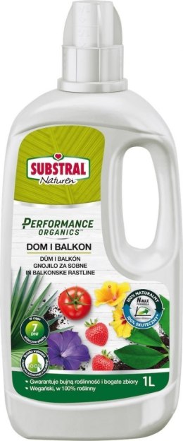 Nawóz Organiczny Substral Performance Organics Rośliny Dom i Balkon 1l