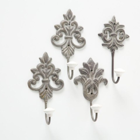 Wieszak ścienny Ivyb wzór 4 Materiał wykonania żeliwo, kolor brąz