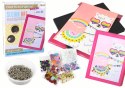 Zestaw DIY Cekiny Szpilki Lama Ramka Kolorowy