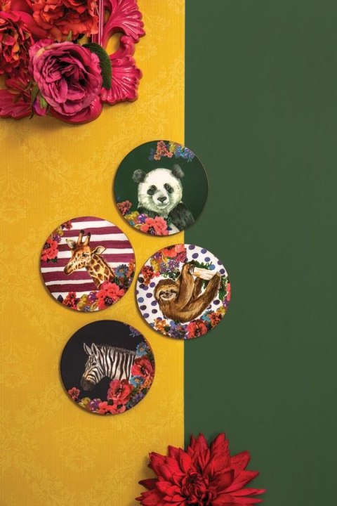 Mikasa Safari Podkładki Okrągłe Małe 4 szt