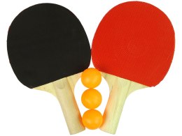 Drewniane Paletki Do Ping Ponga 3 Piłki Pokrowiec