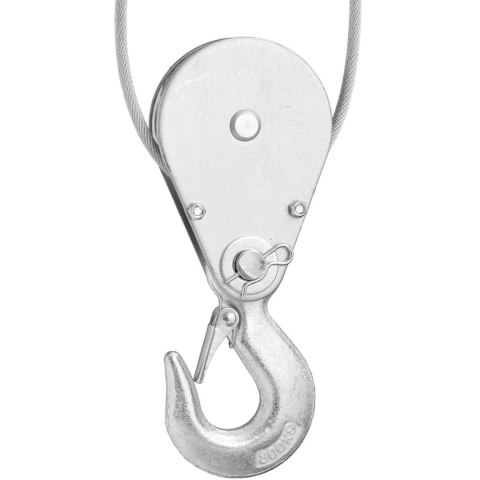 Wciągarka elektryczna z suwnicą linowa 1350 W 12 m 400 kg