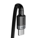 Cafule nylonowy kabel przewód USB-C Power Delivery 2.0 100W 20V 5A 2m szary