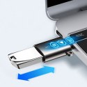 Adapter przejściówka USB 3.2 Gen 1 męski - USB-C żeński czarny