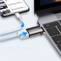 Adapter przejściówka USB 3.2 Gen 1 męski - USB-C żeński czarny