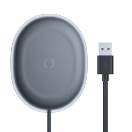 Bezprzewodowa ładowarka Jelly Qi 15W do telefonu słuchawek + kabel USB - USB-C czarny