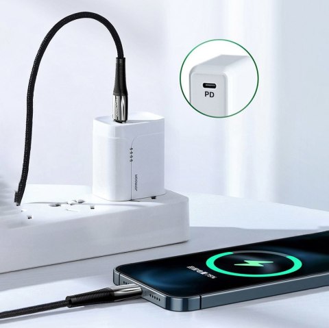 Kabel przewód do iPhone USB-C - Lightning Power Delivery 20W 2.4A 1.2m czerwony