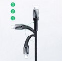Kabel przewód do iPhone USB-C - Lightning Power Delivery 20W 2.4A 1.2m czerwony