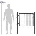 Brama furtka wejściowa ogrodowa ze stali 105 x 131 cm