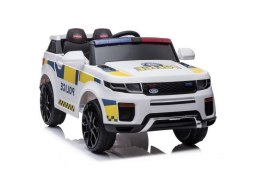 Auto Na Akumulator BBH-021 Światła LED Muzyka Pilot Policyjne Białe