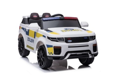 Auto Na Akumulator BBH-021 Światła LED Muzyka Pilot Policyjne Białe
