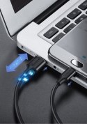 Kabel przewód USB - micro USB 2A 1m czarny