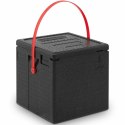 Pojemnik termobox EPP CAMBRO do transportu pizzy 8 pudełek 33x33x4cm pasek czerwony