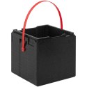 Pojemnik termobox EPP CAMBRO do transportu pizzy 8 pudełek 33x33x4cm pasek czerwony