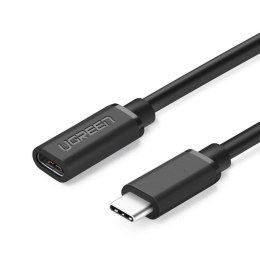 Przedłużacz do kabla przewodu USB-C 3.1 0.5m czarny