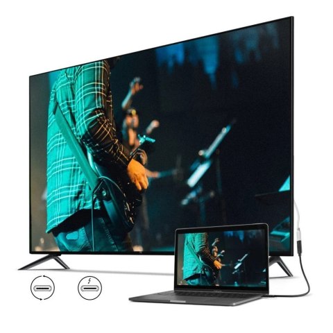 Przedłużacz do kabla przewodu USB-C 3.1 0.5m czarny