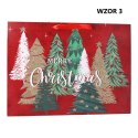 Torebka na prezent świąteczna "Happy Holidays" 42x12x31 cm Mix wzorów
