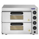 Profesjonalny piec do pizzy podwójny 2 x 40cm 3000W 230V Royal Catering