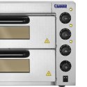 Profesjonalny piec do pizzy podwójny 2 x 40cm 3000W 230V Royal Catering