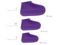 Gumowe wodoodporne ochraniacze na buty rozmiar "35-39" - niebieskie