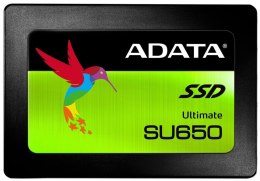 Dysk SSD ADATA Ultimate SU650 240 GB Ultimate (2.5″ /240 GB /SATA III (6 Gb/s) /520MB/s /450MB/s)