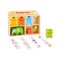 TOOKY TOY Drewniane Centrum Recyklingu Edukacyjny Sorter