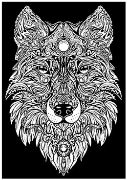 Kolorowanka Welwetowa A4 Lupus